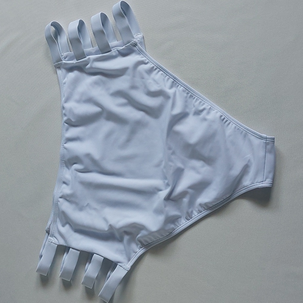 Shekini Bikini Bottoms women's one piece swimwear white size XXXXL - Picture 2 of 8